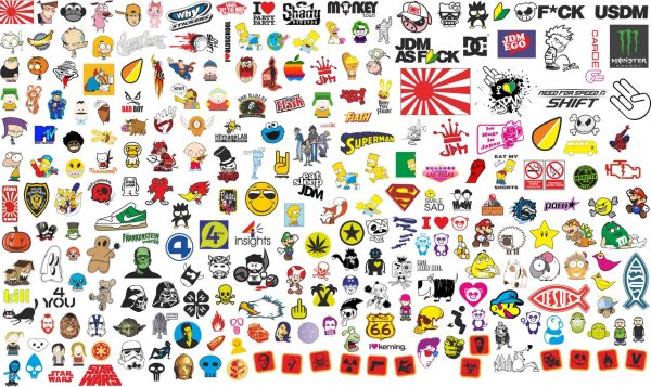Маленькие крутые наклейки