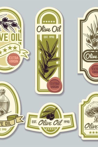 Оливковое масло этикетка