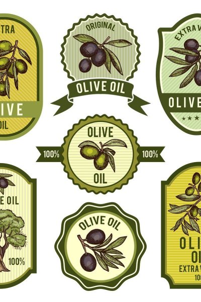 Оливковое масло этикетка