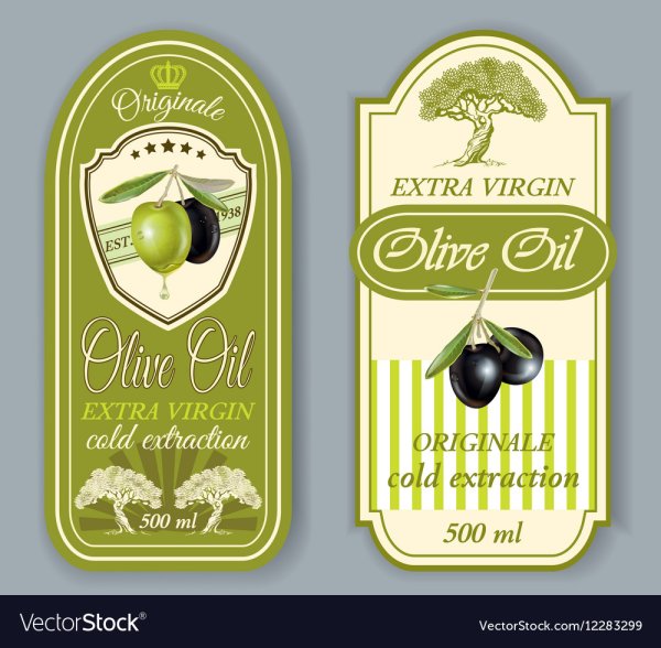 Оливковое масло этикетка
