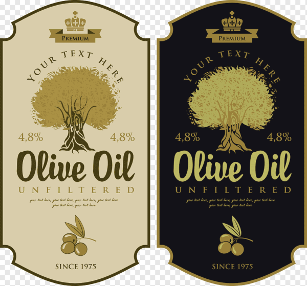 Оливковое масло этикетка