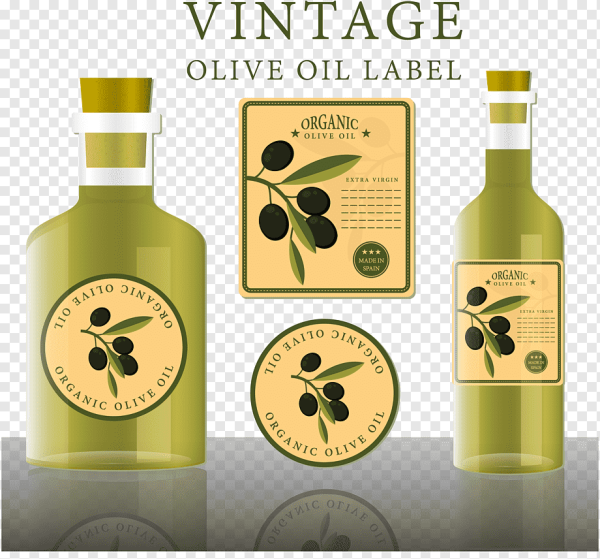 Olive Oil Bottle этикетки
