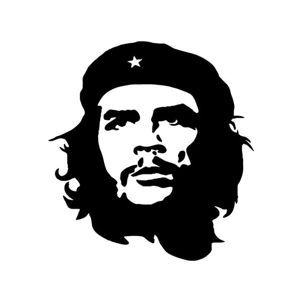 Че Гевара портрет чб