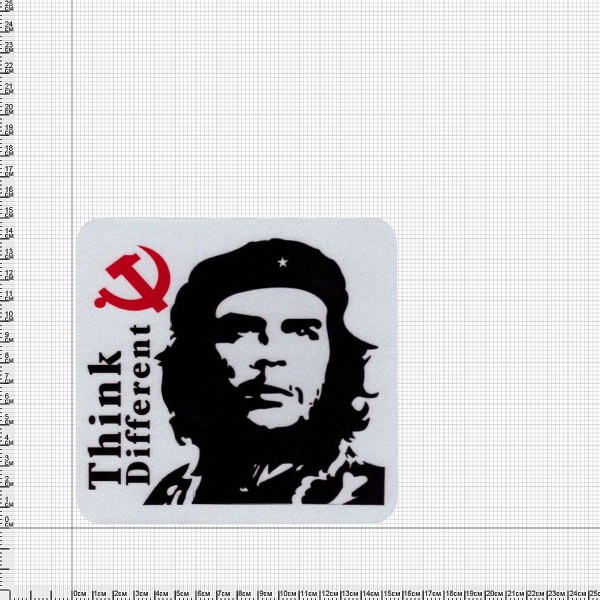 Че Гевара портрет чб