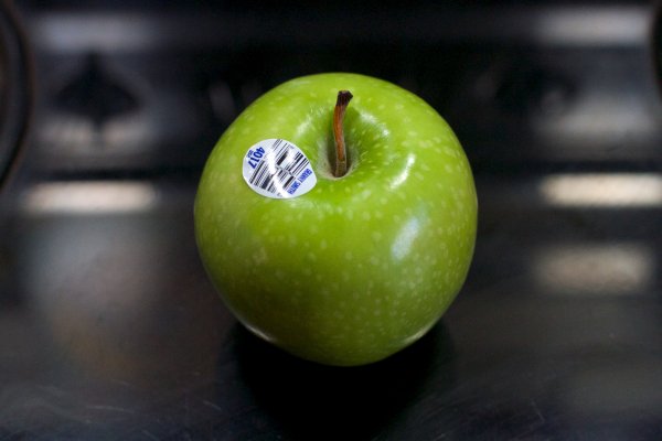 Яблоко шаблон цветной