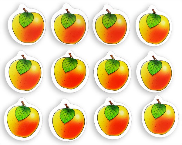 Яблоко очертания