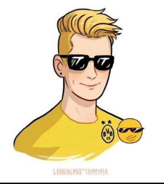 Мультяшный блондин