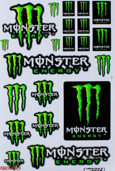 Монстер наклейка на авто