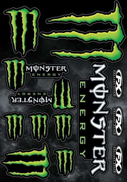 Monster Energy наклейки