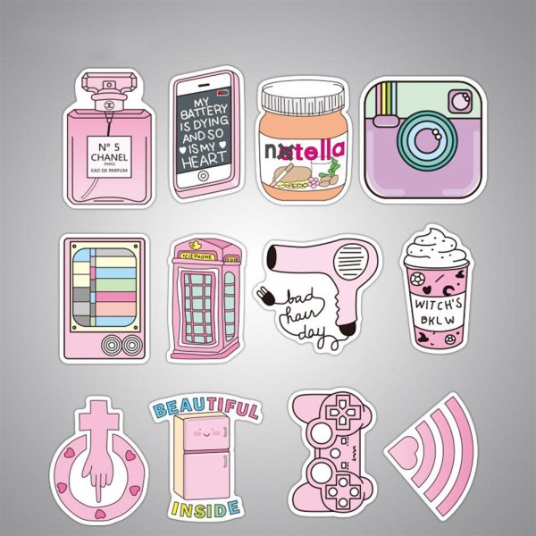 Милые наклейки для девочек