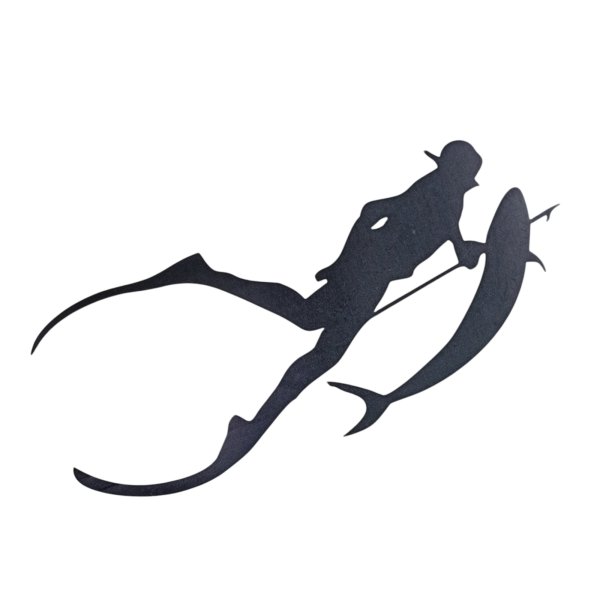 Наклейка подводная охотница