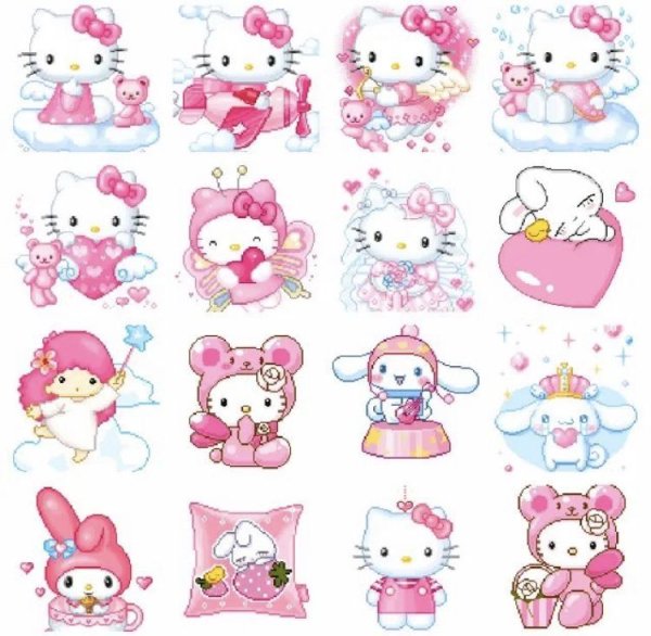 Наклейки hello Kitty Мелоди