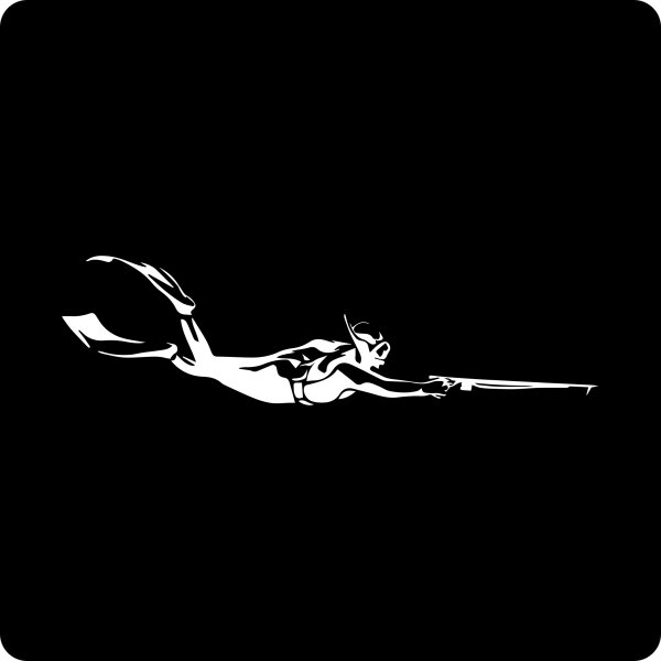 Наклейки на авто подводная охота