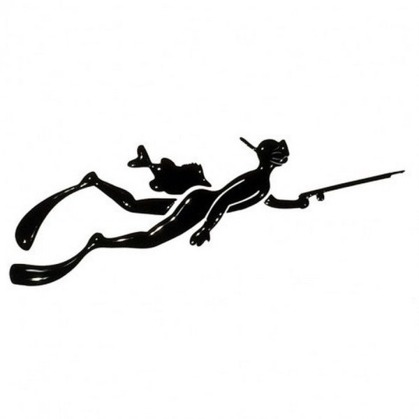 Наклейка подводного охотника