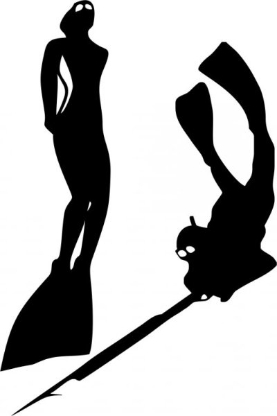 Подводный охотник логотип