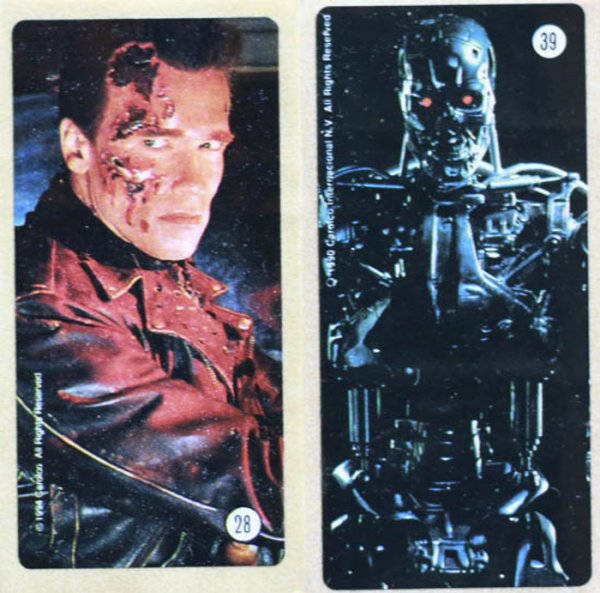 Жвачки со вкладышами Терминатор 2