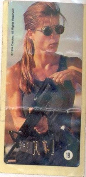 Наклейки Терминатор 2 из жвачек