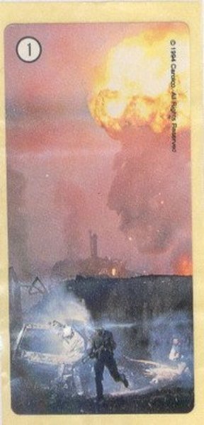 Жвачка Терминатор 2 наклейки