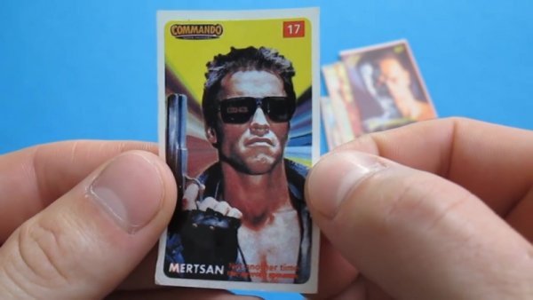 Наклейки от жвачек 90-х Терминатор 3