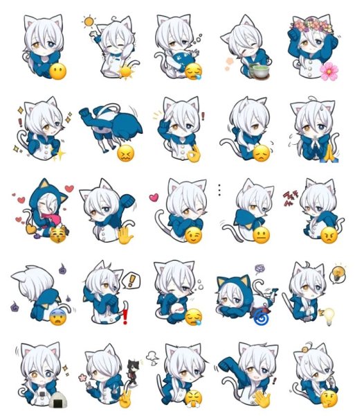 Стикерпак аниме