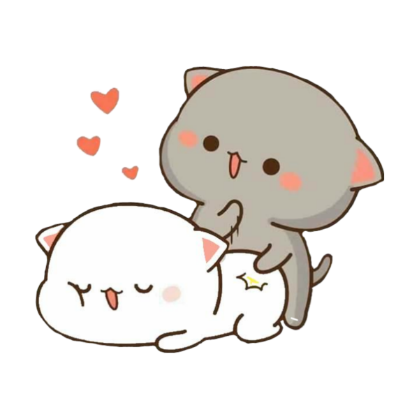 Кавайные котики любовь