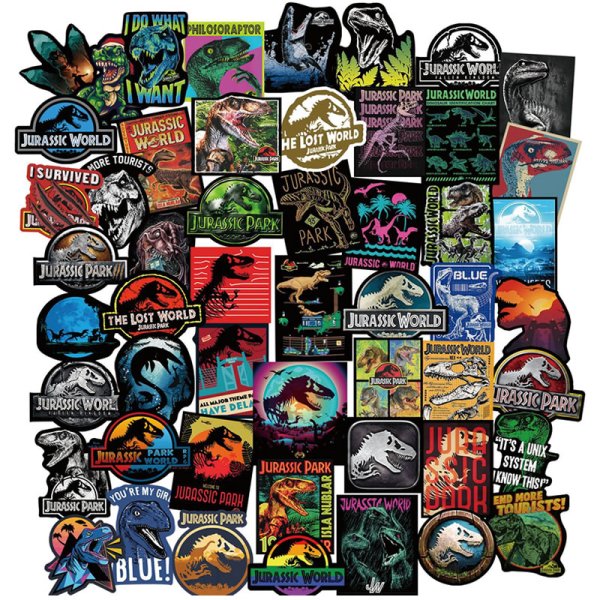 Стикеры мир Юрского периода