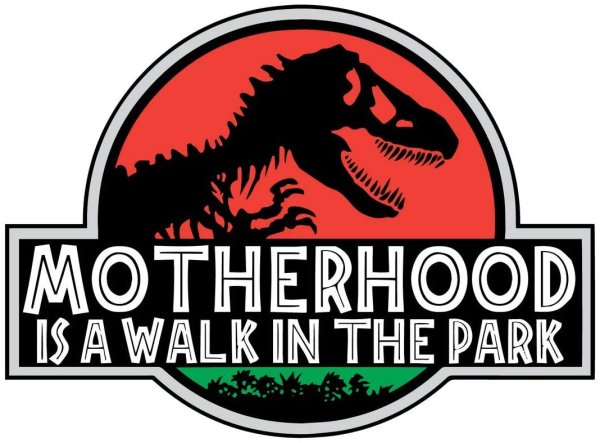 Наклейка Jurassic Park на авто