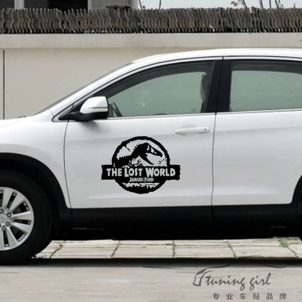 Наклейки на авто мир Юрского периода