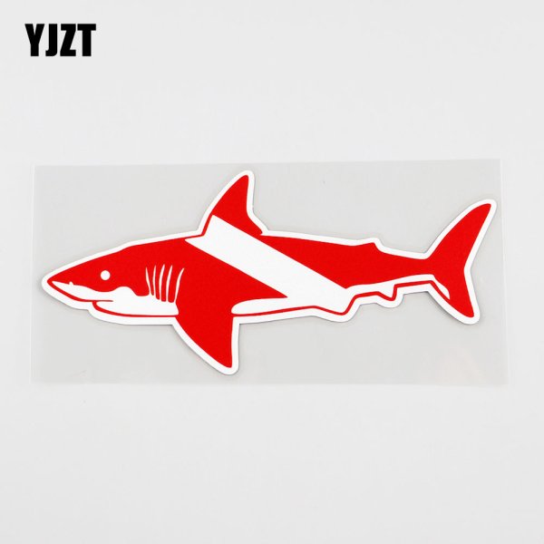 Наклейка на авто "акула"