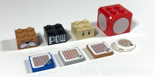 LEGO super Mario штрих коды