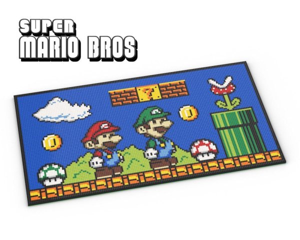 Лего Марио наклейки