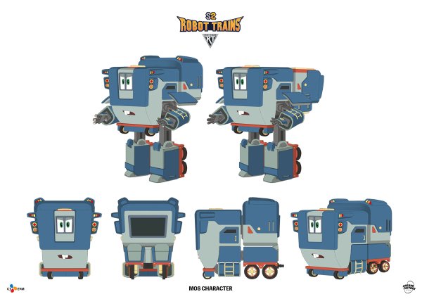 Мос и дос из роботов поездов