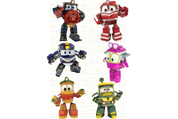 Роботы поезда вафельная