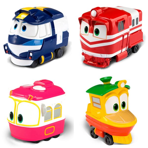 Роботы поезда вагончики