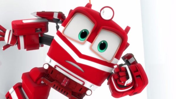 Роботы поезда герои Дюк