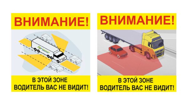 Французские наклейки слепых зон