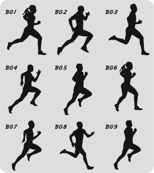 Андроид бежит вектор