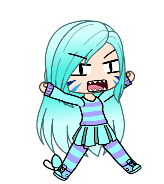 Гача на прозрачном фоне