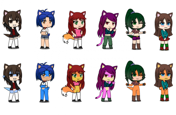 Персонажи персонажи гача лайф