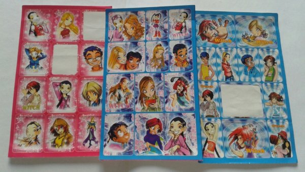 Чародейки Панини наклейки