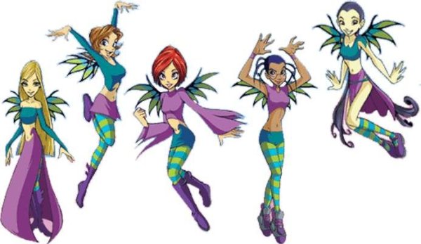 Чародейки наклейки Panini