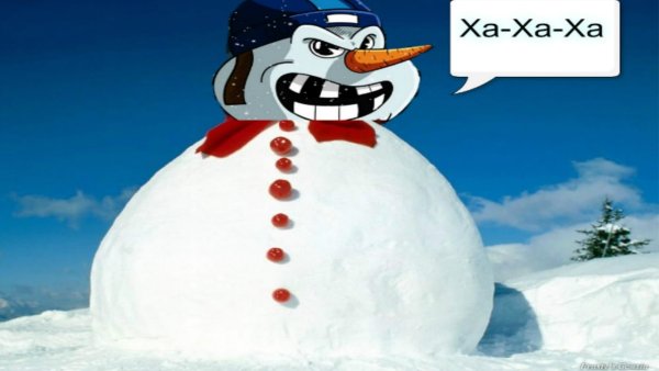 Злой Снеговик ПРАНК