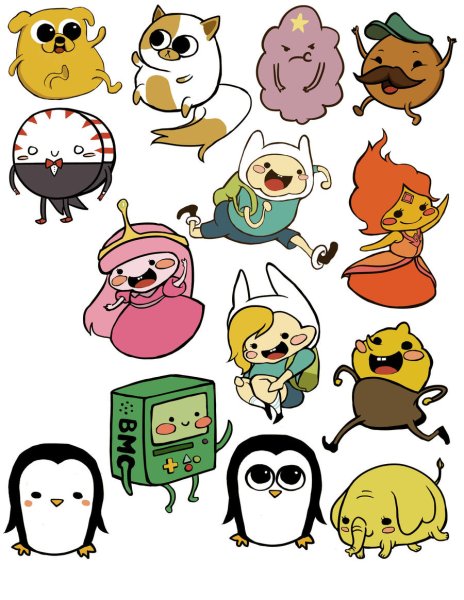 Наклейки адвенчер тайм