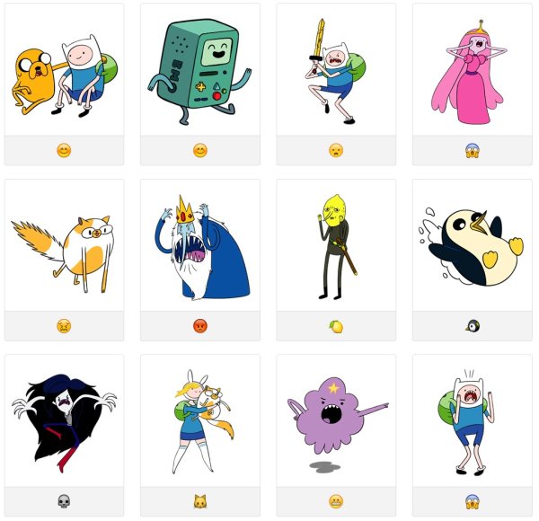 Стикеры адвенчер тайм