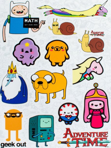 Стикеры время приключений