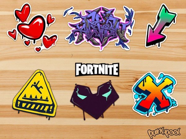 Наклейки Fortnite