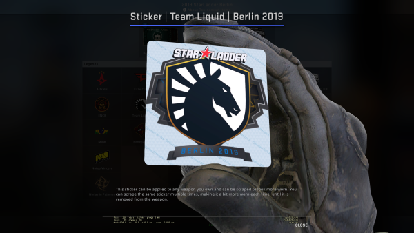 Стикеры КС го Team Liquid