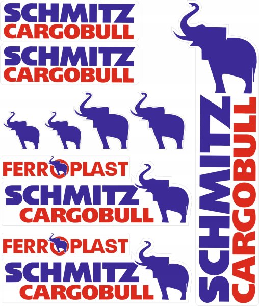 Наклейка Schmitz Cargobull боковая