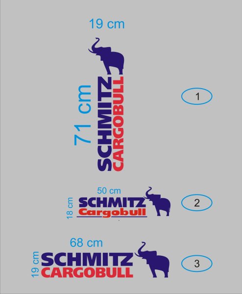 Наклейки Шмитц Каргобулл