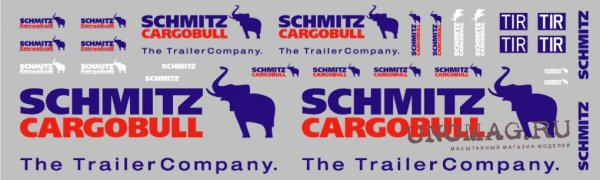 Наклейка Каргобулл Шмитц Каргобулл